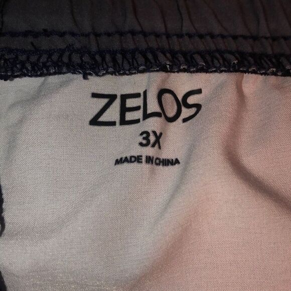 Zelos Blue Umbre Board Shorts Swimming Trunks Men  Size 3X not for sale - Picture 6 of 7